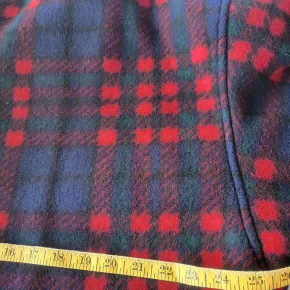 Eddie Bauer Men’s EBTEK 1/4 Zip-up Plaid Warm Fleece Pullover (Size: Large) - Picture 13 of 14